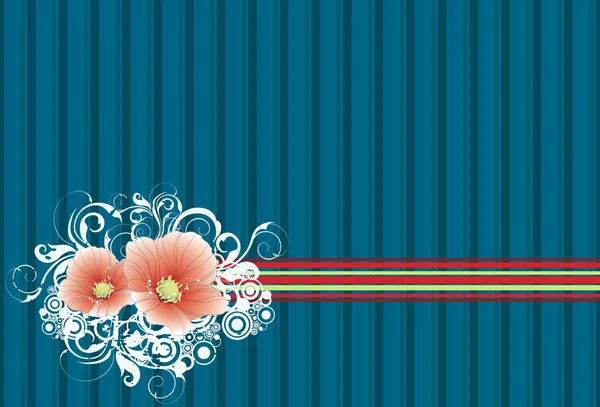 Fond de fleur 1 — Image vectorielle