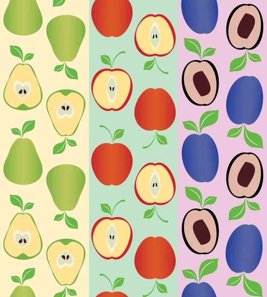 Semless fruit — Stock Vector