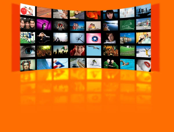 Návrh technologie výroby HD tv — Stock fotografie