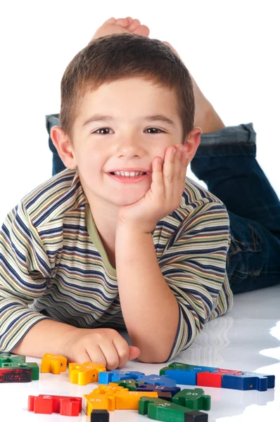 Cute Boy Isolated Stock Picture