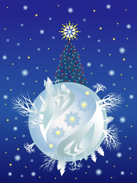 Monde de Noël — Image vectorielle