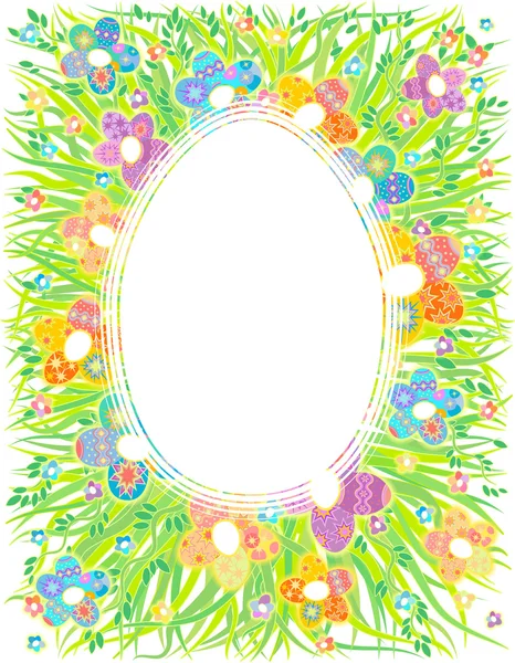 Tarjeta de felicitación de Pascua — Archivo Imágenes Vectoriales