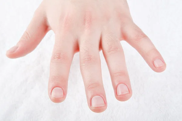 Mannelijke manicure — Stockfoto