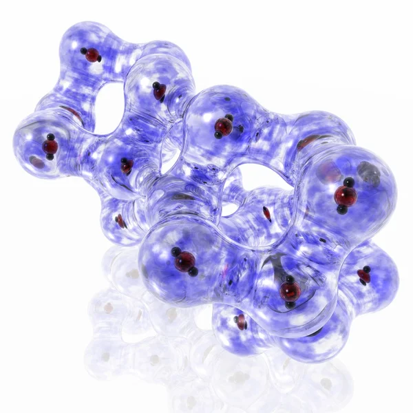 Molecule of ice Royalty Free Stock Photos