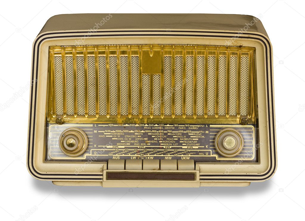 Very Old Radio. Vintage radio