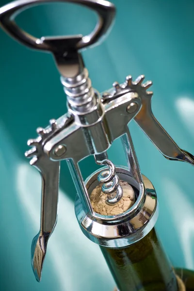 stock image Cork Screw. Opening Wine