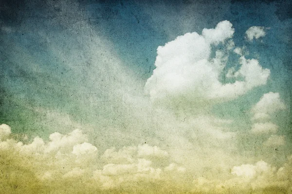Background Retro Image Cloudy Sky — Stock Photo, Image