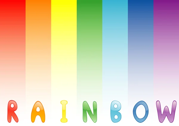 Abstrakt rainbow — Stock vektor