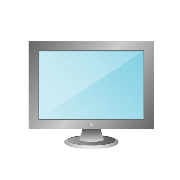Vector illustration of cartoon monitor — Stok Vektör