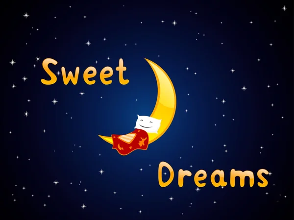 Sweet dreams — Stock Vector