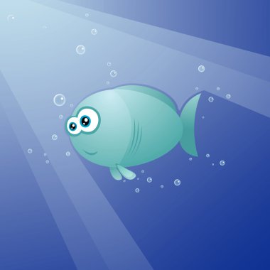 Cute fish clipart