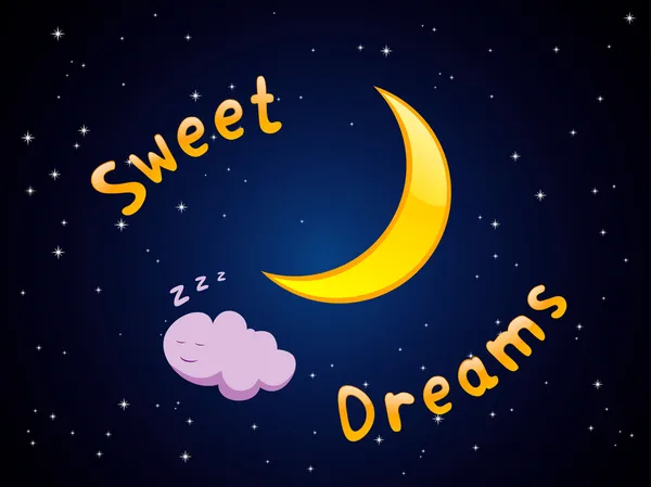 Όνειρα γλυκά — Διανυσματικό Αρχείο