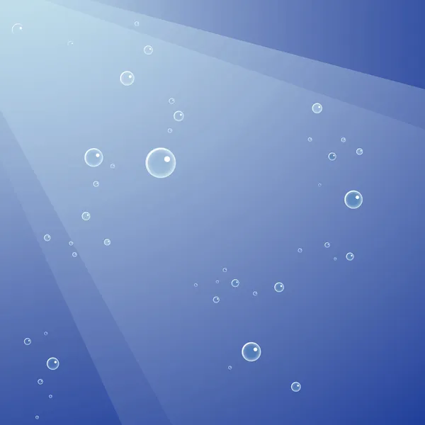 Onderwaterbubbels — Stockvector