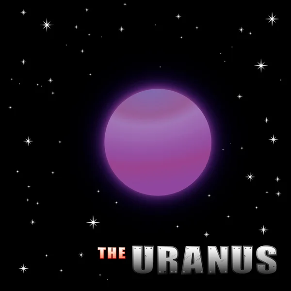 Cartoon Uranus — Stockvector