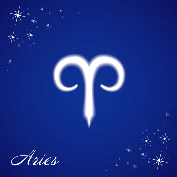 Signo de Aries del zodíaco — Archivo Imágenes Vectoriales