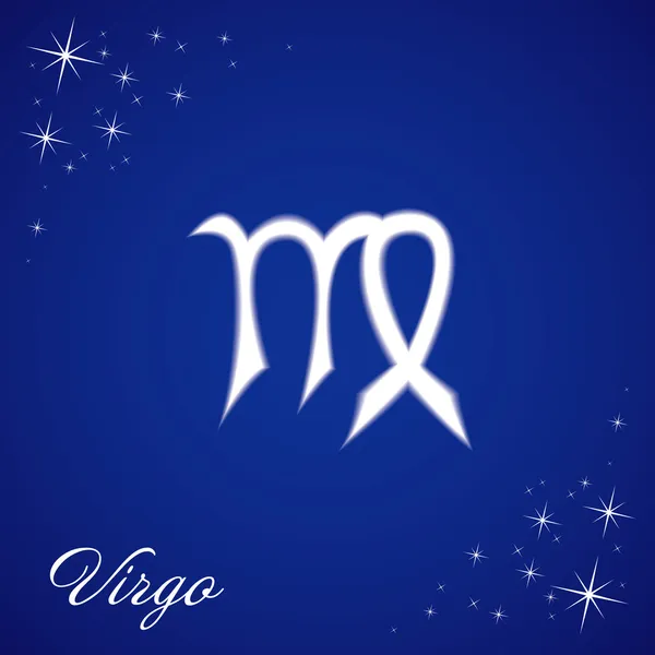 Signe vierge du zodiaque — Image vectorielle
