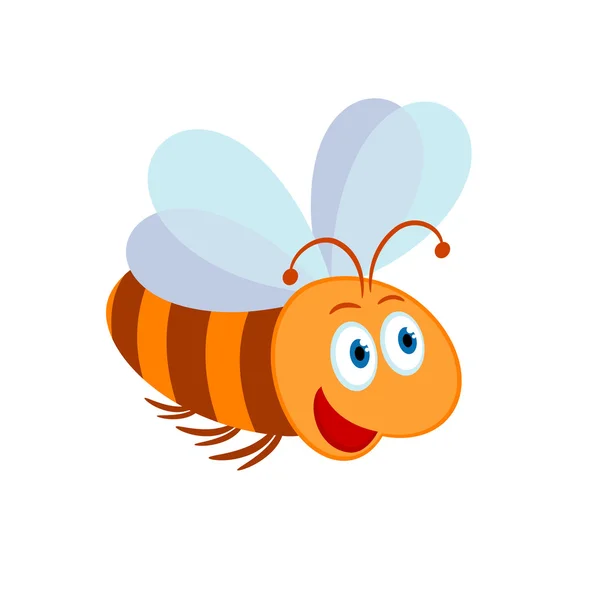 Carino Cartoon Bee — Vettoriale Stock