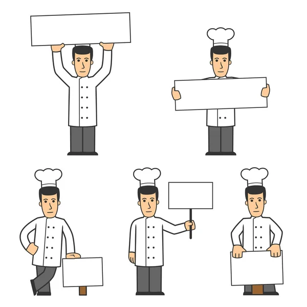 Chef set di caratteri 02 — Foto Stock