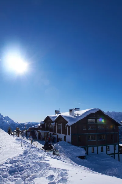 Panorama der italienischen Dolomiten — Stockfoto