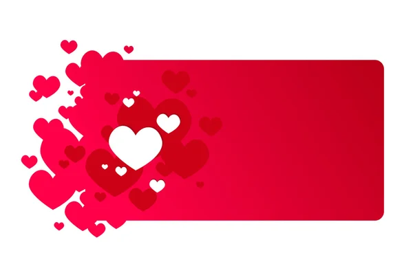 Рамка дня червоного Валентина — стоковий вектор