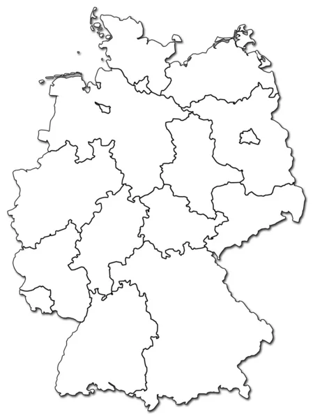 Províncias alemãs — Fotografia de Stock