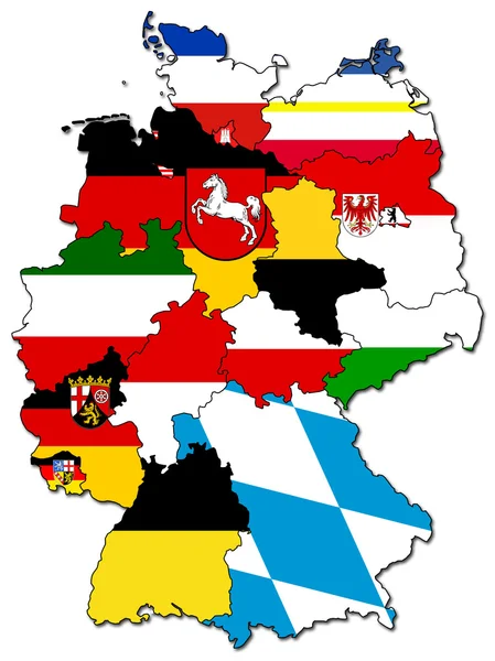 Duitse provincies — Stockfoto