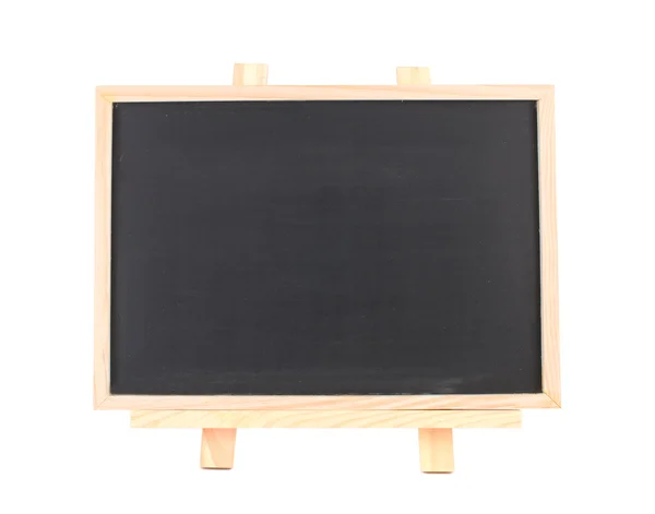 stock image Isolated blank blackboard with frame on wooden framework