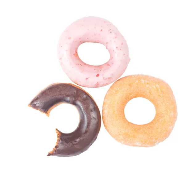 Farbenfroher und köstlicher Donut — Stockfoto