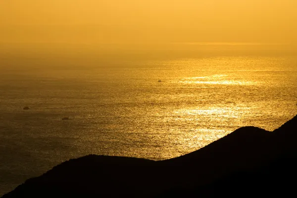 stock image Golden sunshine on the sea