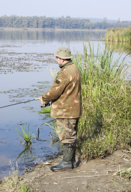 visser zou willen vangen pikes met weifelaar