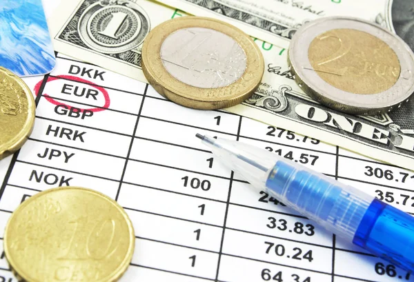 stock image Rate of exchange