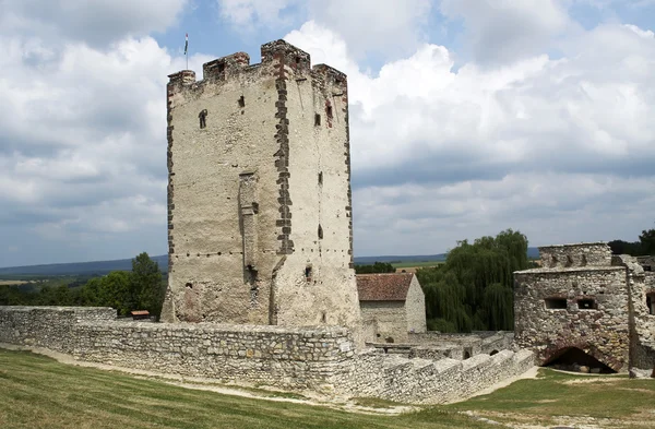 Kinizsi castle in Nagyvázsony, Hungary — Stock Photo, Image