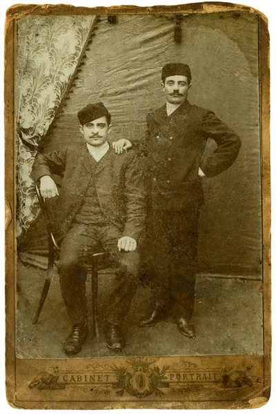Vintage Portret 1914 Jaar Noordelijke Kaukasus Rusland — Stockfoto