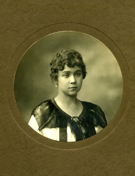 1906 Ban Orosz Nők Vintage Fotó Portré — Stock Fotó