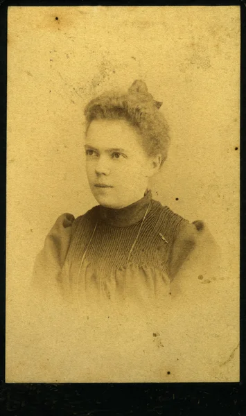 Винтажный Фотопортрет 1908 Года Русских Женщин — стоковое фото