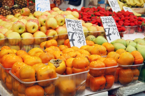 Zblízka ovoce na trhu — Stock fotografie