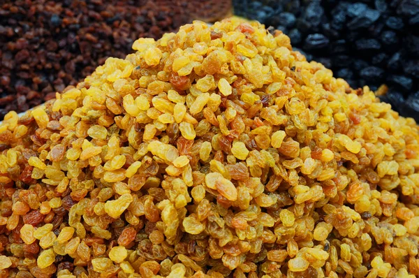 Close up of raisins — Stock Photo, Image
