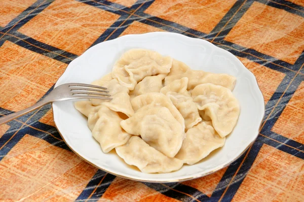 Meat dumplings on a plate Obrazek Stockowy
