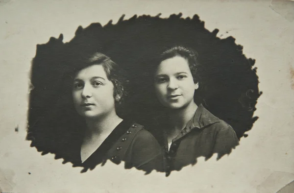 Twee zussen — Stockfoto