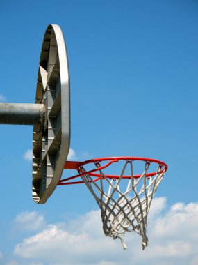 Outdoor basketball clipart