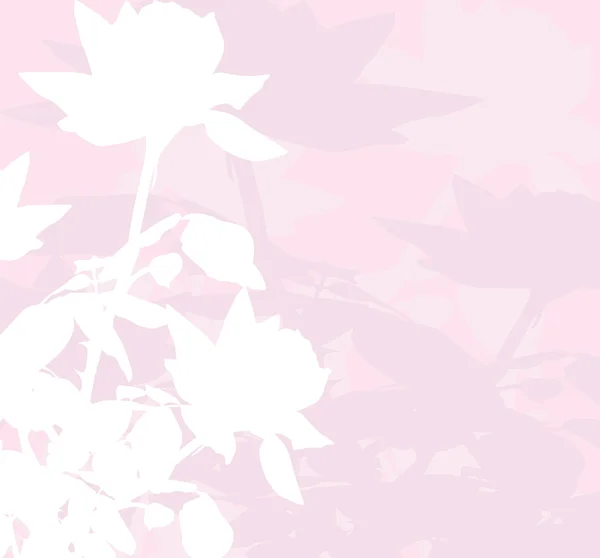 Invitation florale — Image vectorielle