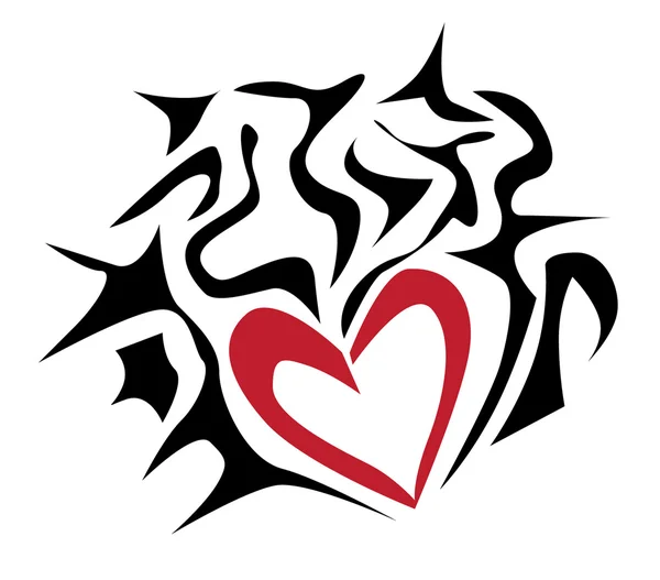 Анотація Серце Валентина — стоковий вектор