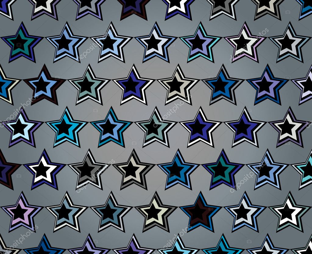 Retro star seamless background — Stock Vector © Chantall #4925403