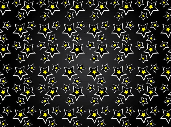 Fond Vectoriel Sans Couture Avec Étoiles Rétro — Image vectorielle