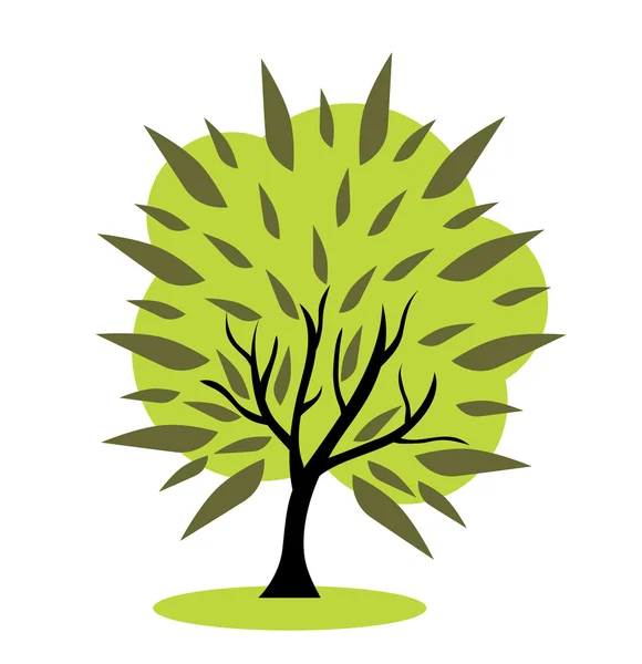 Árvore verde abstrata —  Vetores de Stock