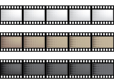 Vector film strip clipart