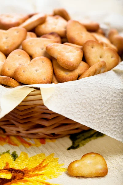 Biscuiți cu brânză de sare — Fotografie, imagine de stoc