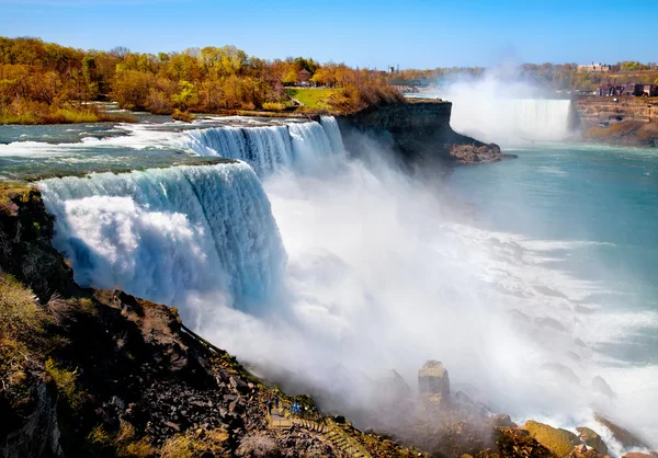 Amerikansk Sida Niagara Falls — Stockfoto