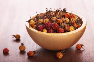 Dried rosehips clipart