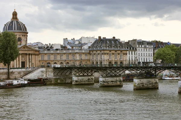 stock image Pont des Arts and L'Institut de France.